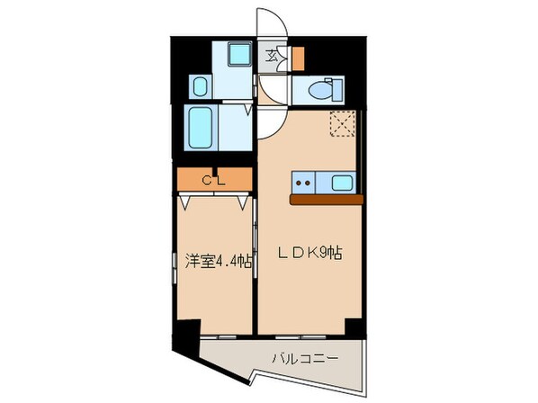 リシェ薬院の物件間取画像